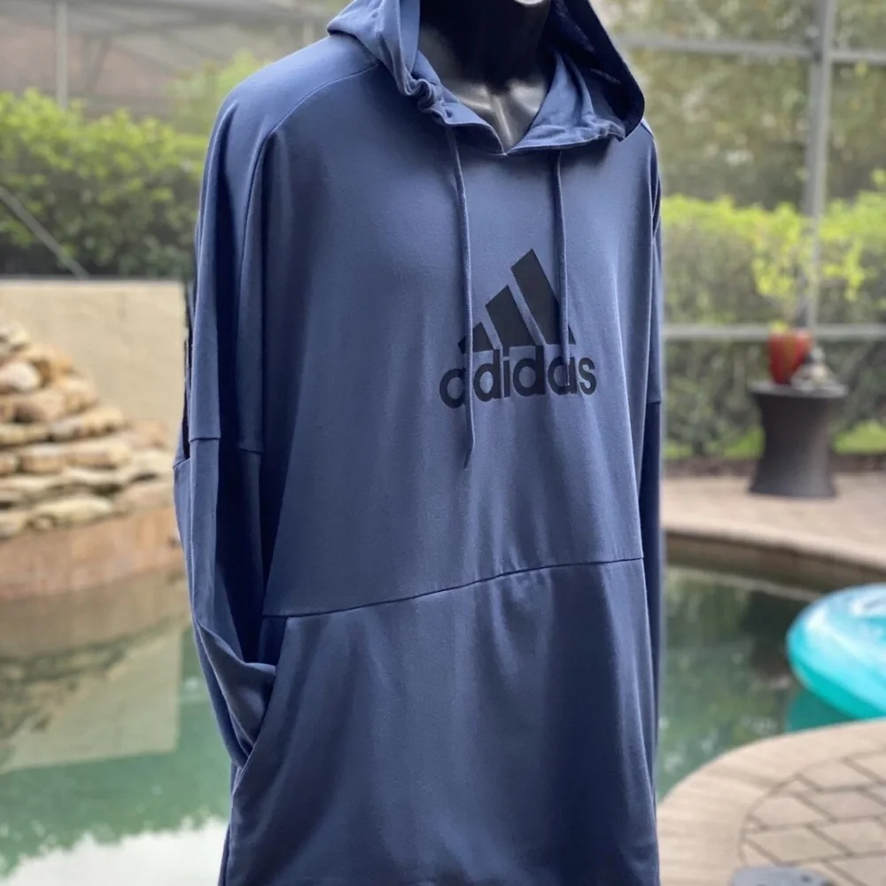 ADIDAS 3 STRIPED PULLOVER FLEECE HOODIE [FJ0706]‎ (X-LARGE)